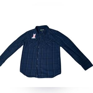 Vintage Harley Davidson Flannel Button Up Large